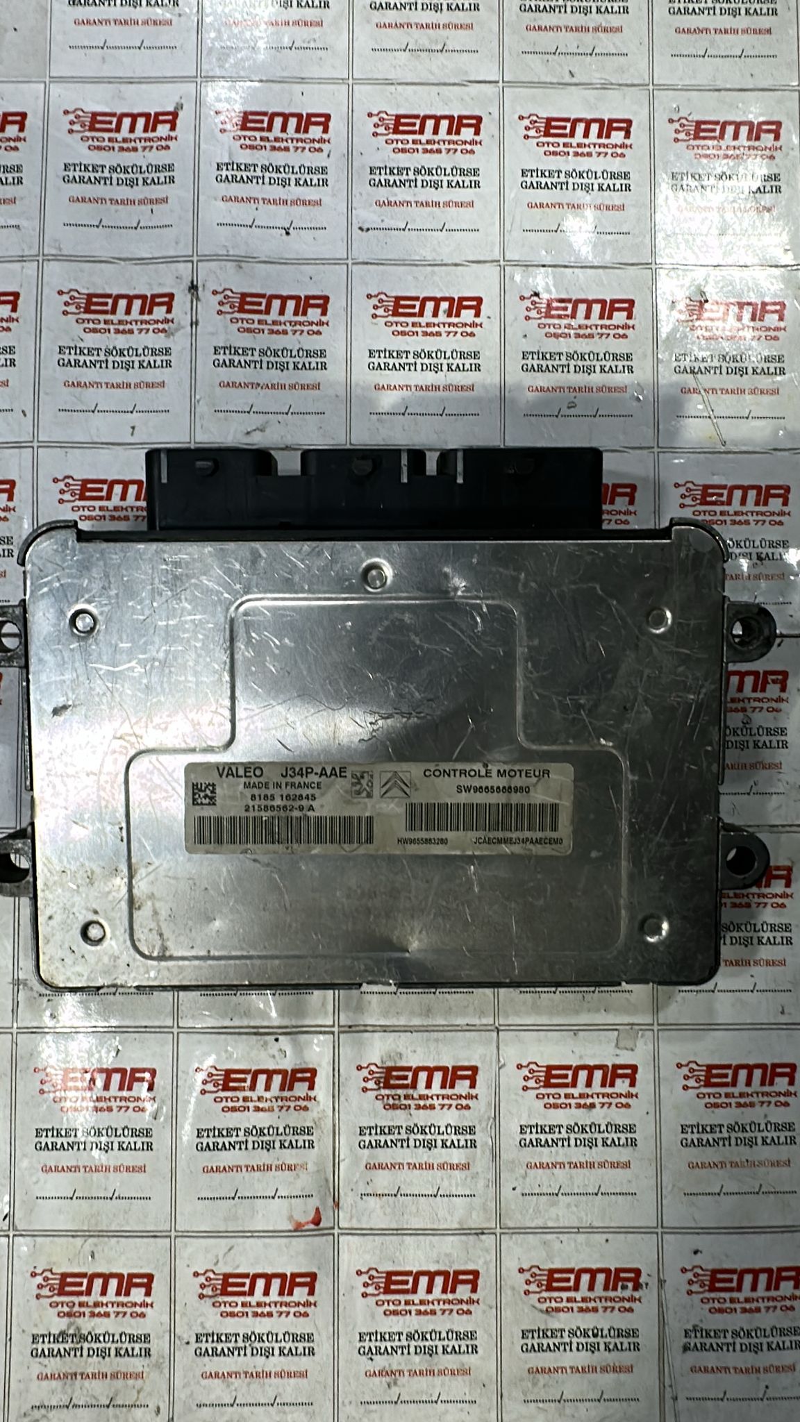 PEUGEOT 206 BENZİNLİ MOTOR BEYNİ J34P-AAE